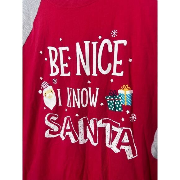 Cuddl Duds Women's Christmas Pajamas Long Sleeve Pant Set Size XL Red Gray - Picture 5 of 12